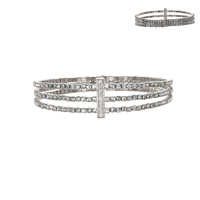 S/CL RHINEST STONE BRACELET