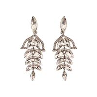 Danglyleaf Marquise Gem Cluster Earrings Eq202Rcl