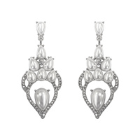 CHANDELIER STONE CLUSTER EARRING