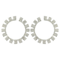 GEOMETRIC RHINESTONE EARRING