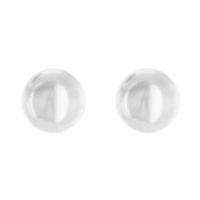 WHITE PRETTY 12MM PEARL STUDD EARRINGS