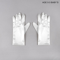 AGE 0-3 BABY SATIN GLOVE
