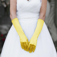 MEDIUM SATIN GLOVES