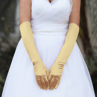 LONG SATIN GLOVES