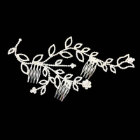 TULIP VINE RHINESTONE HAIR COMB