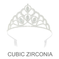 MARQUISE CZ CROWN TIARA
