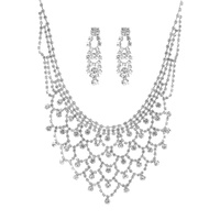 RHINESTONE NECKLACE SET