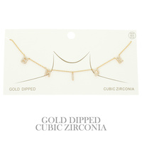 GOLD PLATED BRIDE NECKLACE