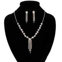 SMALL DROP RHINESTONE NE SET