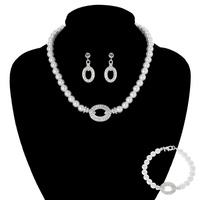 1 LINE PEARL NK/ER/BR SET