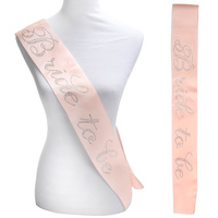BRIDE TO BE SATIN SASH