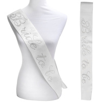 BRIDE TO BE SATIN SASH