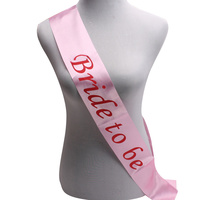 BACHELORETTE BRIDE TO BE SASH