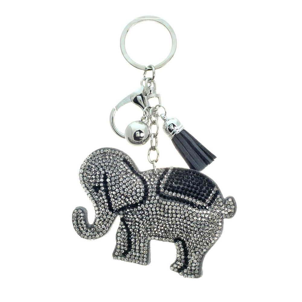 31202 BDS STONED ELEPHANT KEYCHAIN Keychains