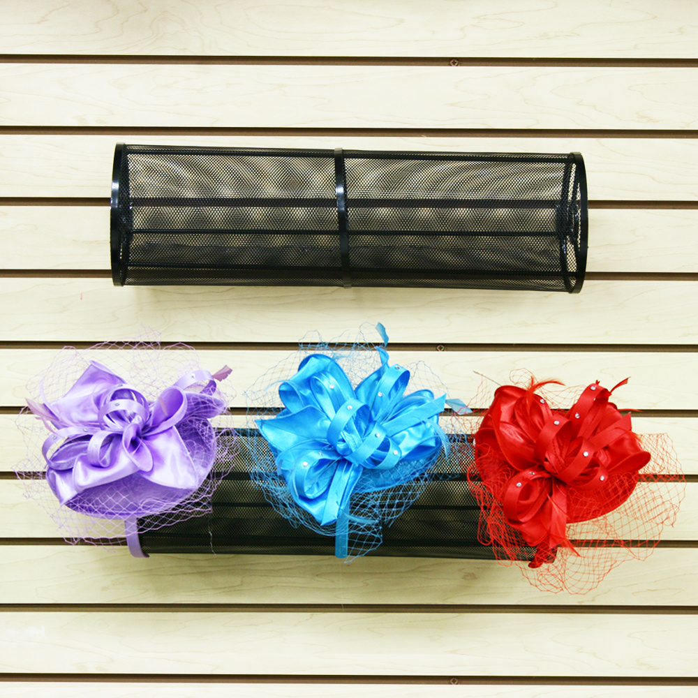 DS108 BK Ds108Bk Slat Wall Headband Fascinator Display Display & Gift Boxes