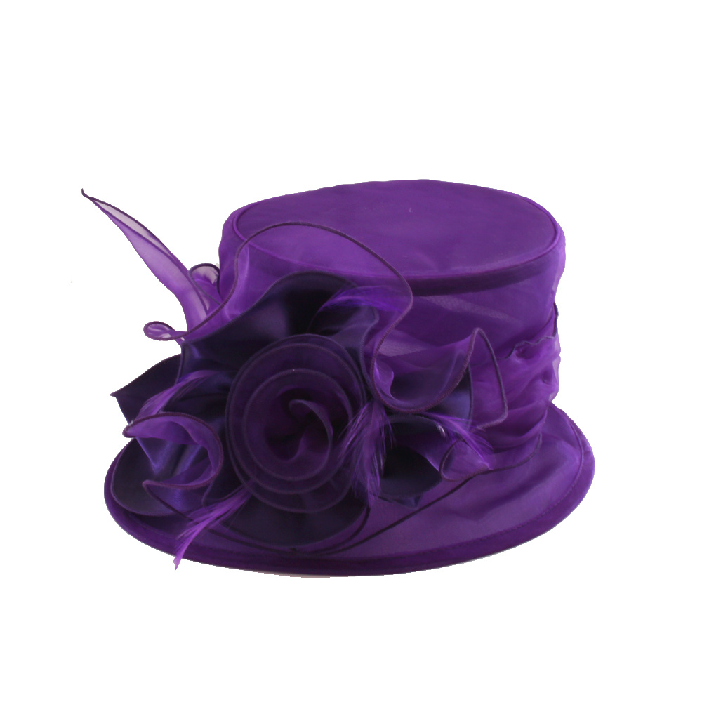 crushable organza hats