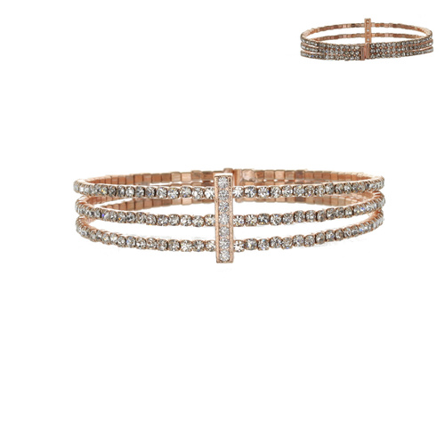 R/GCL RHINEST STONE BRACELET