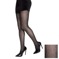 DARK GEO PRINT STOCKING