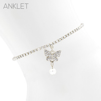 CR-S s rs butterfly pearl charm ank