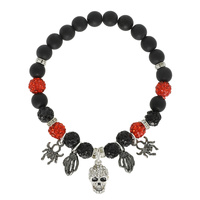 HALLOWEEN THEME 3D CHARM BEAD BRACELET
