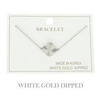 GOLD PLATED QUATREFOIL BRACELET