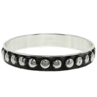 WESTERN BUBBLE BEADED BANGLE BRACELET