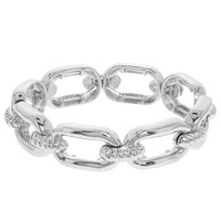 LINKED CHAIN STRETCH BRACELET