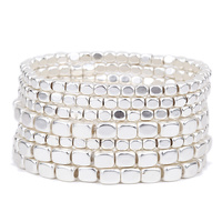 METAL NUGGET STACKABLE BRACELET