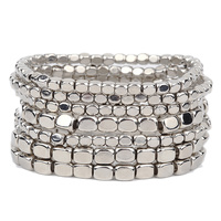 METAL NUGGET STACKABLE BRACELET