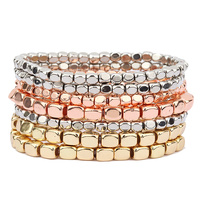 METAL NUGGET STACKABLE BRACELET