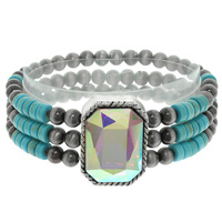 WESTERN CRYSTAL STRETCH BRACELET