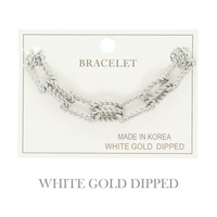 GOLD PLATED ROPE CHAIN BRACELET