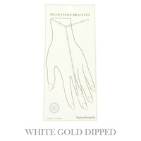 GOLD PLATED ROPE HAND CHAIN BRACELET