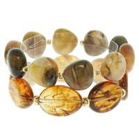 OVAL RESIN STONE BRACELET