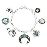 WESTERN HORSESHOE CHARM BRACELET