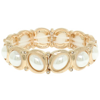 MULTI CUT CRYSTAL STRETCH BRACELET