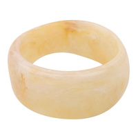 MARBLED RESIN BANGLE BRACELET