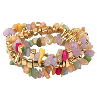 FREEFORM STONE BEAD BRACELET SET