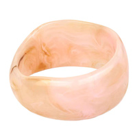 ACETATE RESIN BANGLE BRACELET