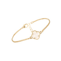 QUATREFOIL CHARM BRACELET