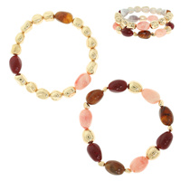 OVAL BEAD STRETCH BRACELET