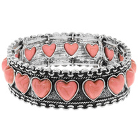 WESTERN HEART STRETCH BRACELET