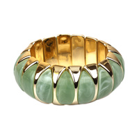 MARBLED RESIN STRETCH BRACELET