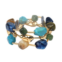 MARBLE CCB MULTI STACKABLE ELASTIC BRACELET