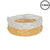 MULTI STACKABLE BALL BEADED BRACELET