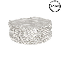 MULTI STACKABLE BALL BEADED BRACELET