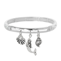 Sea Life w/ Charms Bracelet - Mermaid