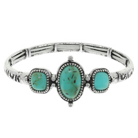 WESTERN CABOCHON STRETCH BRACELET