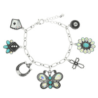 WESTERN THEME CHARM BRACELET