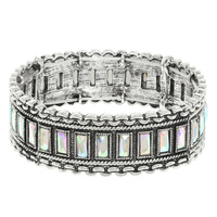 WESTERN CRYSTAL CUFF BRACELET